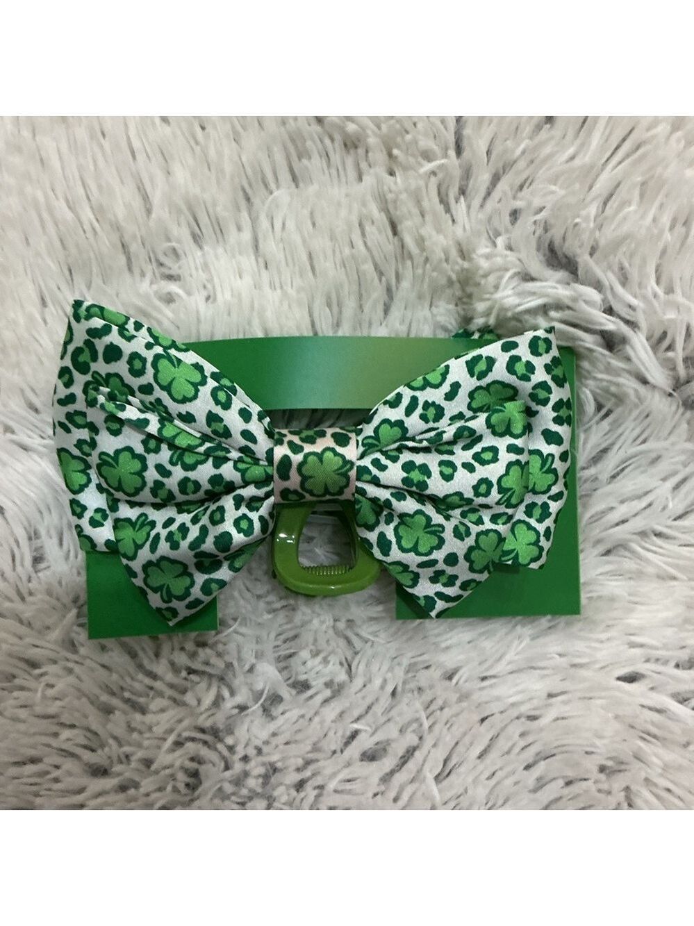 Celebrate Together St Patrick’s Day Large loop fabric hair clip